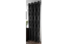 FR TREATED ROMSEY BLACK  EYELET PANEL