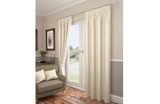 Preston cream pencil pleat curtains