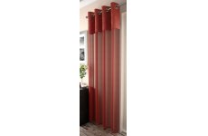 FR TREATED Malton Orange curtain panel with eyelet top width of panel 135cm