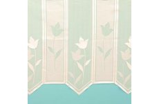 Tulip ivory cafe curtain