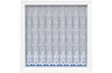 Devon White Net curtain heavy weight lace