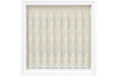 Devon  Cream Net Curtain heavy weight lace