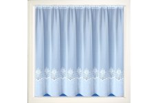 Chatham White Embroidered Voile Net Curtain