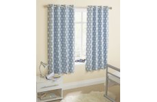 ECLIPSE BLUE EYELET CURTAINS LAST PAIR