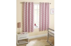 ECLIPSE PINK EYELET CURTAINS LAST PAIR