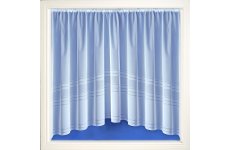 Hudson white net curtain jardiniere