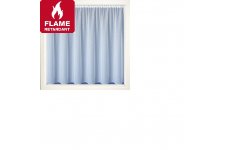 Vermont Fire Retardant  White Voile Net Curtain