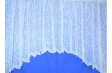 Carlisle white jardiniere Net Curtain
