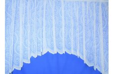 Carlisle white jardiniere Net Curtain