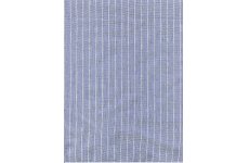White cotton look with silver stripe(blaise)