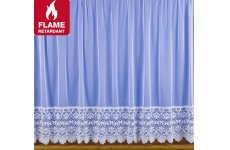 Louise white net curtain Fire retardant