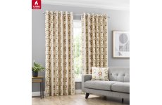 Tivoli fire retardant eyelet top curtains