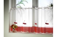 CHERRIES CAFE CURTAIN: width  60