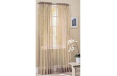IVORY  VOILE PANEL BUY ONE GET ONE FREE  SLOTTED TOP: 150CM