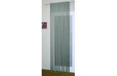 CRYSTAL GREY VOILE PANEL: 150CM WIDE