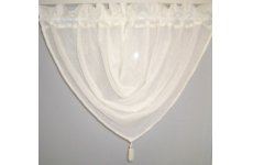 ROXY CHAMPAGNE CRUSHED VOILE SWAG: