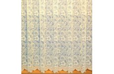 PAMELA CREAM NET CURTAIN: priced per metre