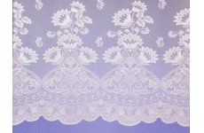 Naples White Net Curtain