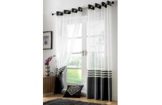 PARK LANE VOILE PANEL RINGTOP:Width 150cm