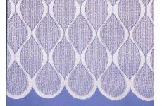 BIBA WHITE NET CURTAIN: PRICED PER METRE