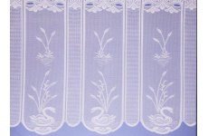 SWAN CAFE CURTAIN WHITE