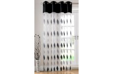 WAVE VOILE PANEL BLACK: priced per panel