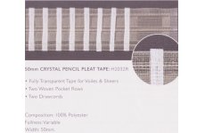 TRANSPARENT 2INCH TAPE: PRICE PER METRE