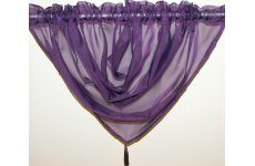 PLAIN VOILE PURPLE SWAG: