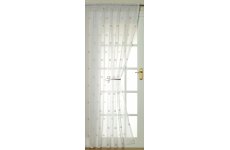 MILAN WHITE/PINK VOILE PANEL;