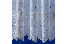 AMELIA WHITE : EMBROIDERED VOILE