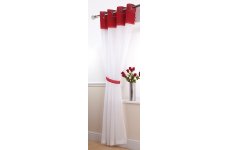 SIENA WHITE/RED VOILE