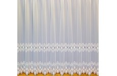 MORGAN  WHITE MACRAME LACE VOILE