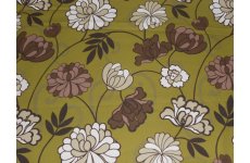 DUBAI 54 INCH WIDE FABRIC OLIVE COLOUR PRICE IS PER METRE ONLY 13 MTS LEFT ON ROLL