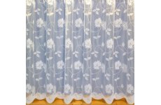 Milan White Net Curtain