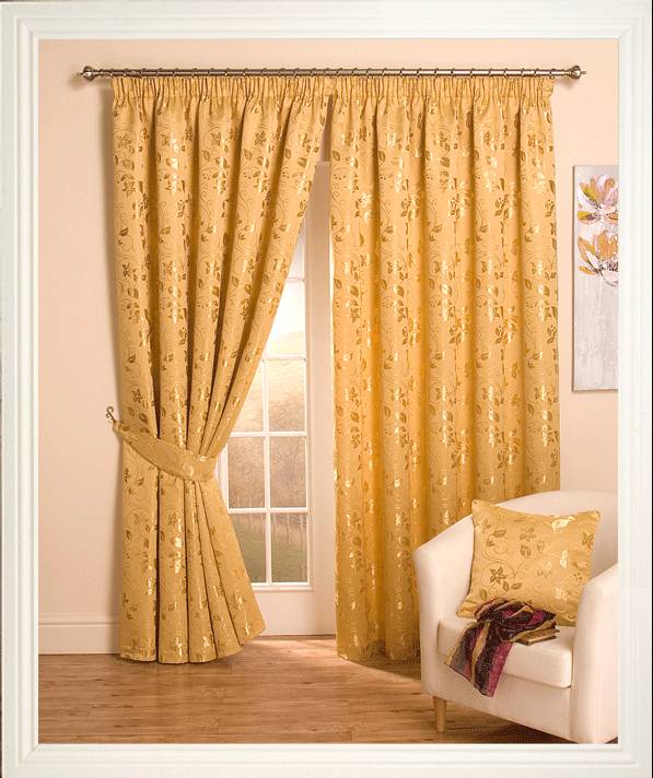OXFORD LINED CURTAINS TYRONE TEXTILES Net Curtain 2 Curtains