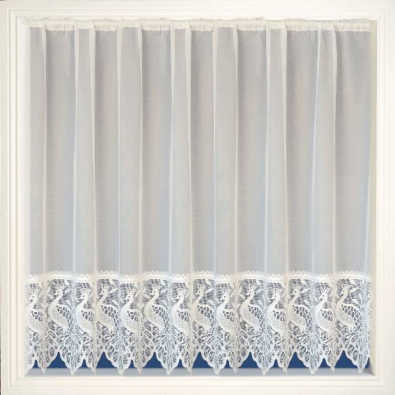 White Peacock Net Curtain Very Limited Stock Left Please Ring